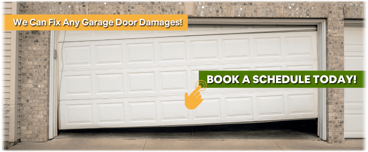 Garage Door Off Track In Location